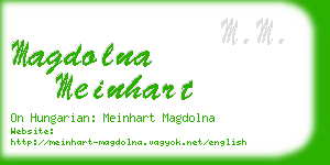 magdolna meinhart business card